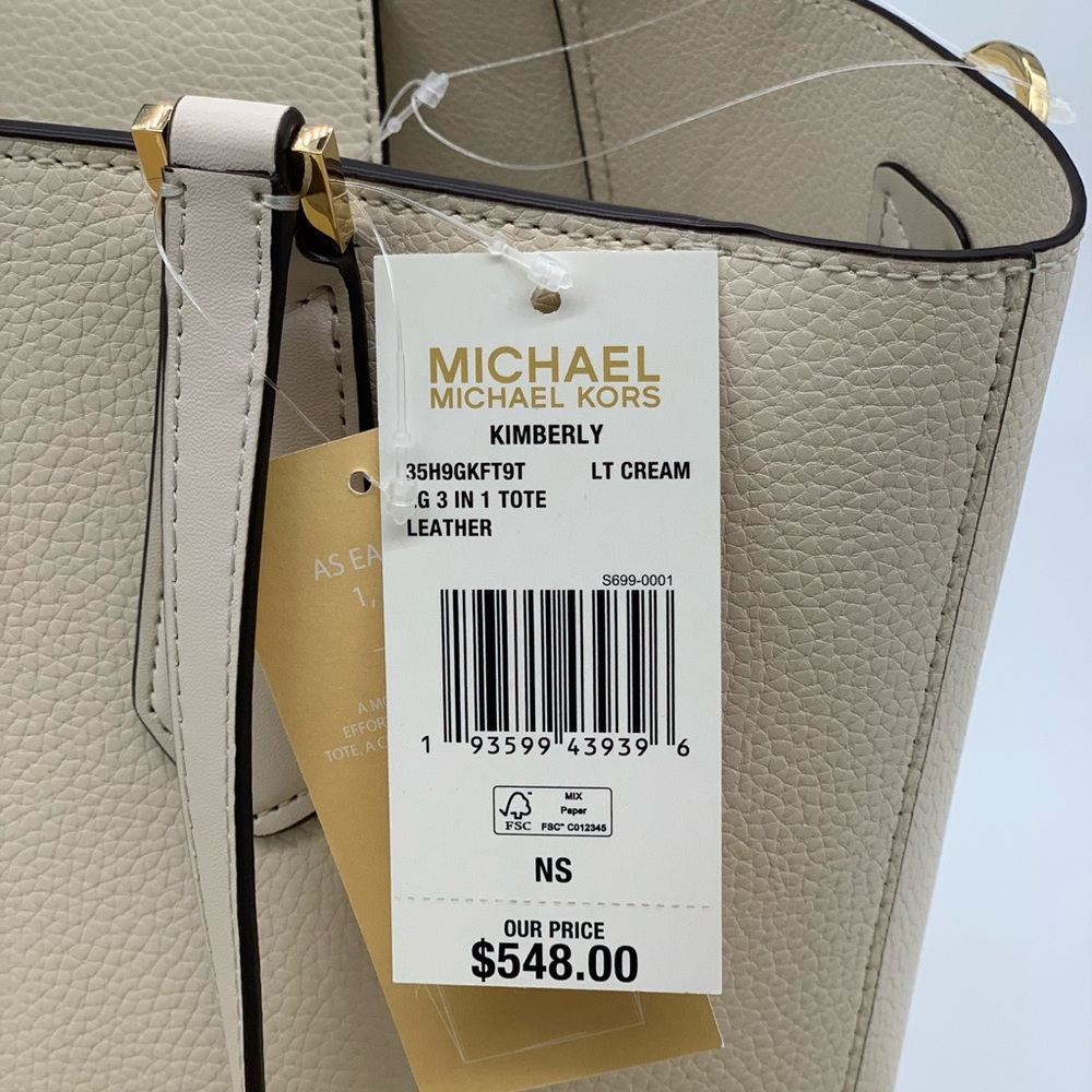 Michael Kors Kimberly LG 3 in 1 Tote Light… - Picture 13 of 16